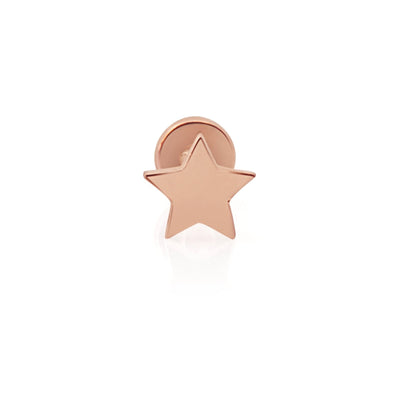 Rose Gold Star Flat Back Stud, 4mm Earrings Estella Collection #product_description# 18281 14k Cartilage Earring Cartilage Earrings #tag4# #tag5# #tag6# #tag7# #tag8# #tag9# #tag10# 5MM