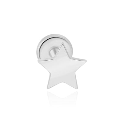 White Gold Star Flat Back Stud, 4mm Earrings Estella Collection #product_description# 18282 14k Cartilage Earring Cartilage Earrings #tag4# #tag5# #tag6# #tag7# #tag8# #tag9# #tag10# 5MM