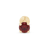 Garnet Flat Back Stud