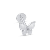 Butterfly Flat Back Stud Earring