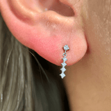 Timeless Round Diamond Strand Earring