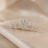 Yellow Gold Diamond Garland Flat Back Earring