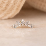 Helix Lotus Crawler Lab Grown Diamond Earring
