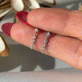 Timeless Round Diamond Strand Earring