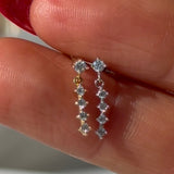 Timeless Round Diamond Strand Earring