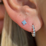 Gold Clover Flat Back Earring