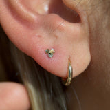 Trinity Diamond-Cut Flat Back Earring