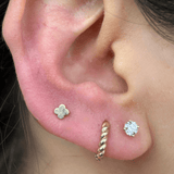 Twisted Hoops  Gold