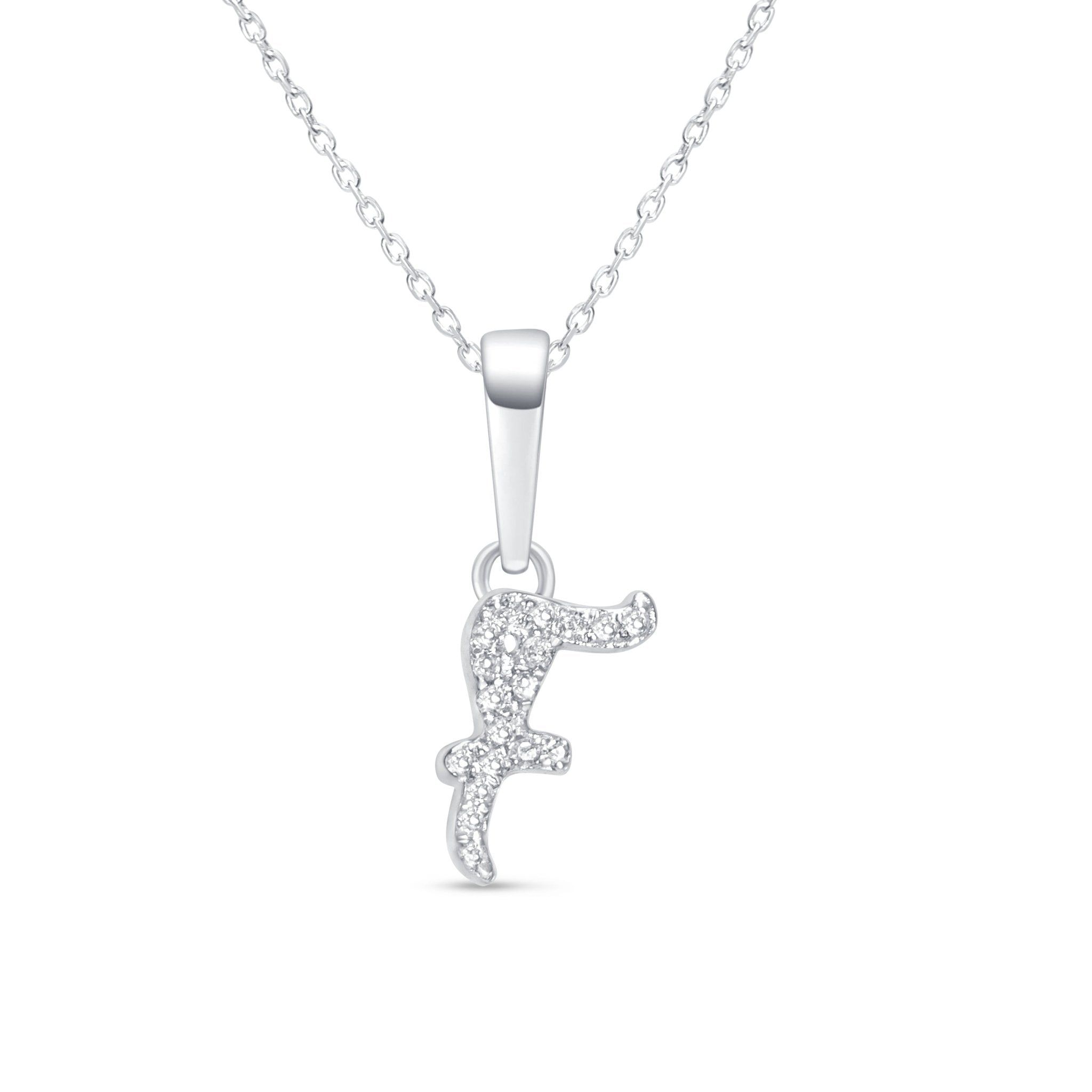 Cursive Diamond Initial Necklace - F Necklaces Estella Collection #product_description# 18557 14k Diamond Gemstone #tag4# #tag5# #tag6# #tag7# #tag8# #tag9# #tag10# 14k White Gold