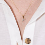 Cursive Diamond Initial Necklace - F Necklaces Estella Collection #product_description# 18557 14k Diamond Gemstone #tag4# #tag5# #tag6# #tag7# #tag8# #tag9# #tag10# 14k Yellow Gold