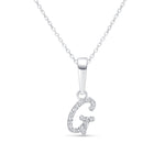 Cursive Diamond Initial Necklace - G Necklaces Estella Collection #product_description# 18557 14k Diamond Gemstone #tag4# #tag5# #tag6# #tag7# #tag8# #tag9# #tag10# 14k White Gold