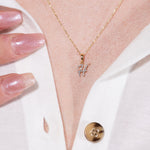 Cursive Diamond Initial Necklace - H Necklaces Estella Collection #product_description# 18557 14k Diamond Gemstone #tag4# #tag5# #tag6# #tag7# #tag8# #tag9# #tag10# 14k Yellow Gold