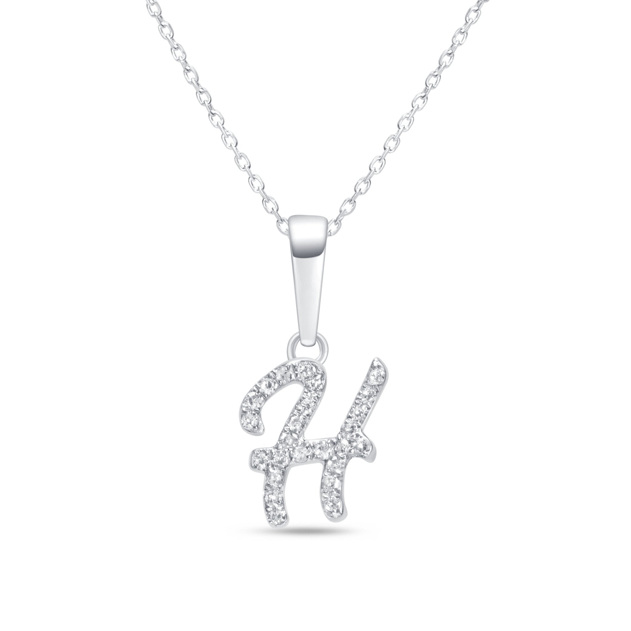 Cursive Diamond Initial Necklace - H Necklaces Estella Collection #product_description# 18557 14k Diamond Gemstone #tag4# #tag5# #tag6# #tag7# #tag8# #tag9# #tag10# 14k White Gold