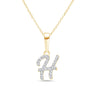 Cursive Diamond Initial Necklace - H Necklaces Estella Collection #product_description# 18557 14k Diamond Gemstone #tag4# #tag5# #tag6# #tag7# #tag8# #tag9# #tag10# 14k Yellow Gold