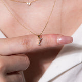 Cursive Diamond Initial Necklace - I Necklaces Estella Collection #product_description# 18557 14k Diamond Gemstone #tag4# #tag5# #tag6# #tag7# #tag8# #tag9# #tag10# 14k Yellow Gold