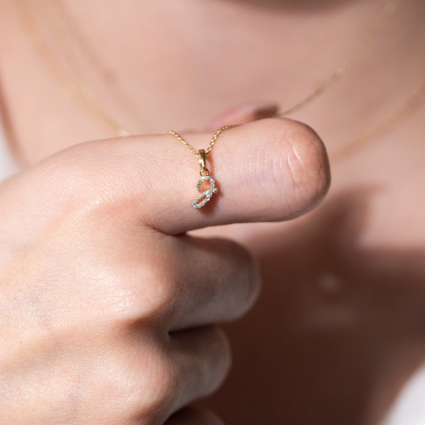 Cursive Diamond Initial Necklace - J Necklaces Estella Collection #product_description# 18557 14k Diamond Gemstone #tag4# #tag5# #tag6# #tag7# #tag8# #tag9# #tag10# 14k Yellow Gold
