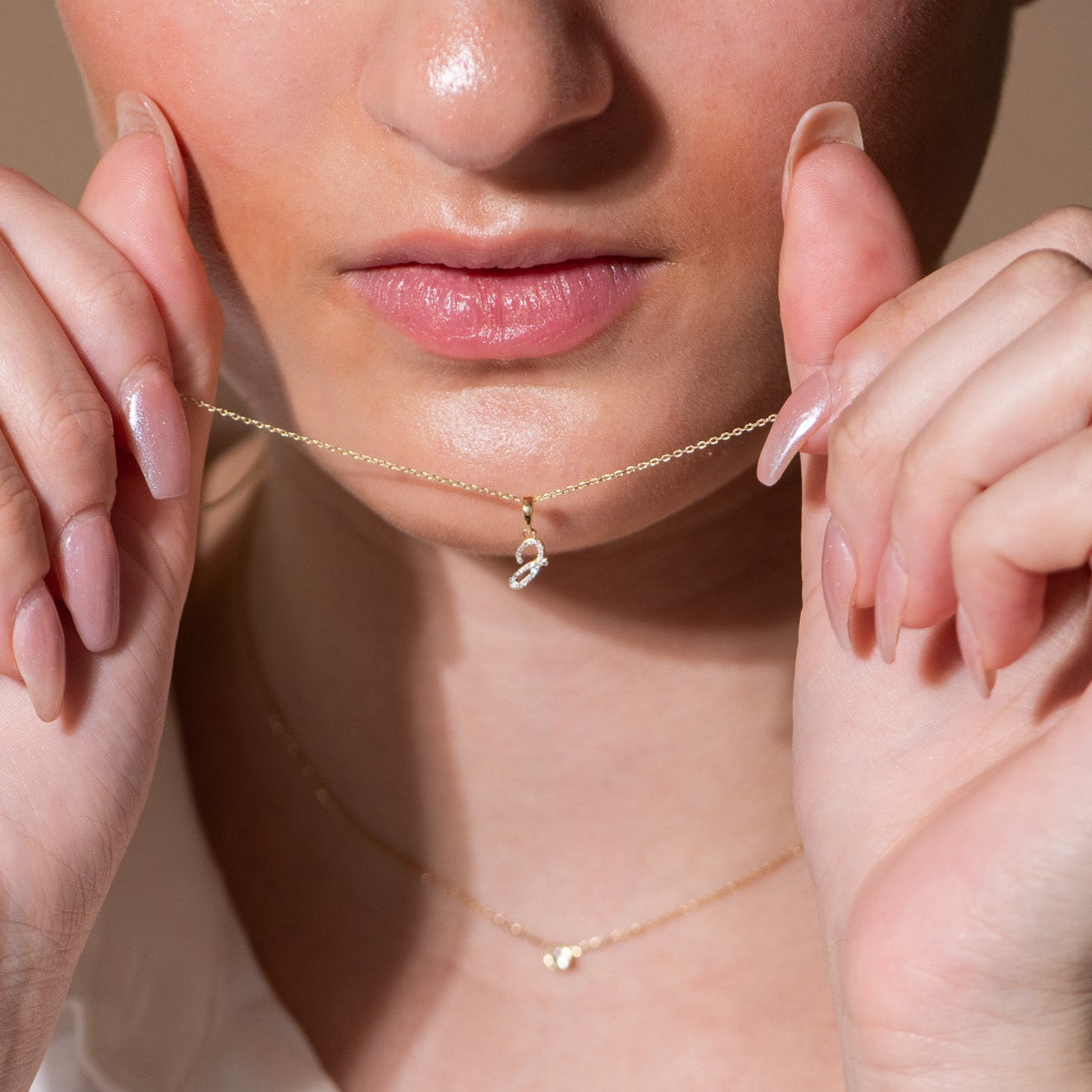 Cursive Diamond Initial Necklace - J Necklaces Estella Collection #product_description# 18557 14k Diamond Gemstone #tag4# #tag5# #tag6# #tag7# #tag8# #tag9# #tag10# 14k Yellow Gold
