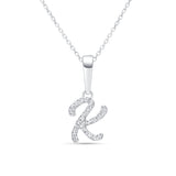 Cursive Diamond Initial Necklace - K Necklaces Estella Collection #product_description# 18557 14k Diamond Gemstone #tag4# #tag5# #tag6# #tag7# #tag8# #tag9# #tag10# 14k White Gold