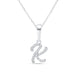 Cursive Diamond Initial Necklace - K Necklaces Estella Collection #product_description# 18557 14k Diamond Gemstone #tag4# #tag5# #tag6# #tag7# #tag8# #tag9# #tag10# 14k White Gold