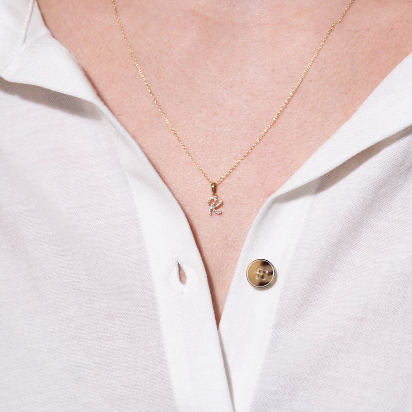Cursive Diamond Initial Necklace - K Necklaces Estella Collection #product_description# 18557 14k Diamond Gemstone #tag4# #tag5# #tag6# #tag7# #tag8# #tag9# #tag10# 14k Yellow Gold