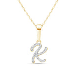 Cursive Diamond Initial Necklace - K Necklaces Estella Collection #product_description# 18557 14k Diamond Gemstone #tag4# #tag5# #tag6# #tag7# #tag8# #tag9# #tag10# 14k Yellow Gold