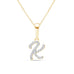 Cursive Diamond Initial Necklace - K Necklaces Estella Collection #product_description# 18557 14k Diamond Gemstone #tag4# #tag5# #tag6# #tag7# #tag8# #tag9# #tag10# 14k Yellow Gold