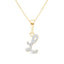 Cursive Diamond Initial Necklace - L Necklaces Estella Collection #product_description# 18557 14k Diamond Gemstone #tag4# #tag5# #tag6# #tag7# #tag8# #tag9# #tag10# 14k Yellow Gold