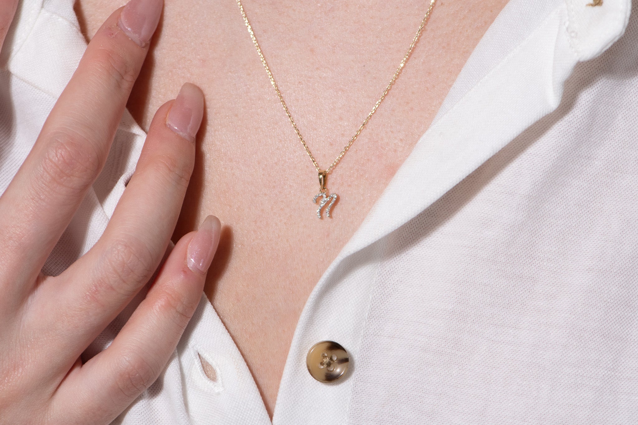 Cursive Diamond Initial Necklace - N Necklaces Estella Collection #product_description# 18557 14k Diamond Gemstone #tag4# #tag5# #tag6# #tag7# #tag8# #tag9# #tag10# 14k Yellow Gold