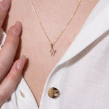 Cursive Diamond Initial Necklace - N Necklaces Estella Collection #product_description# 18557 14k Diamond Gemstone #tag4# #tag5# #tag6# #tag7# #tag8# #tag9# #tag10# 14k Yellow Gold