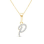 Cursive Diamond Initial Necklace - P Necklaces Estella Collection #product_description# 18557 14k Diamond Gemstone #tag4# #tag5# #tag6# #tag7# #tag8# #tag9# #tag10# 14k Yellow Gold