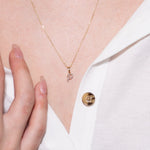 Cursive Diamond Initial Necklace - P Necklaces Estella Collection #product_description# 18557 14k Diamond Gemstone #tag4# #tag5# #tag6# #tag7# #tag8# #tag9# #tag10# 14k Yellow Gold