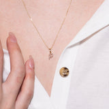 Cursive Diamond Initial Necklace - P Necklaces Estella Collection #product_description# 18557 14k Diamond Gemstone #tag4# #tag5# #tag6# #tag7# #tag8# #tag9# #tag10# 14k Yellow Gold