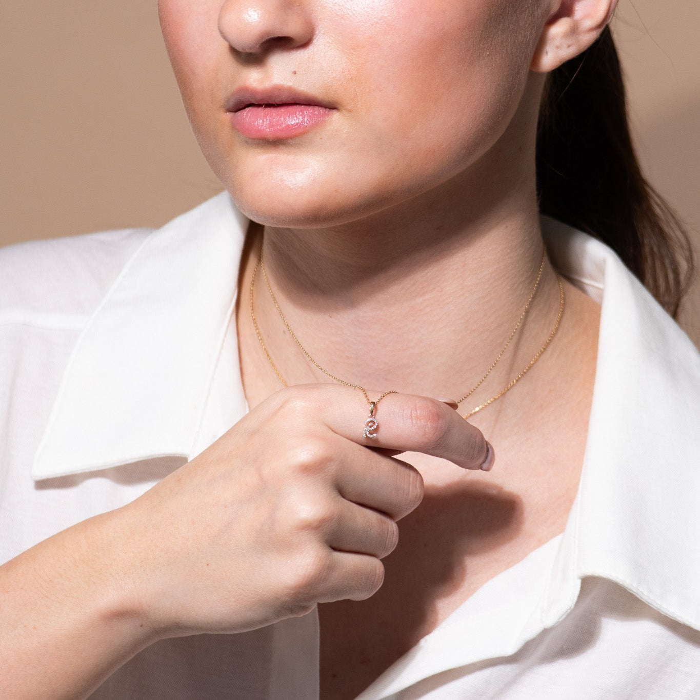 Cursive Diamond Initial Necklace - R Necklaces Estella Collection #product_description# 18557 14k Diamond Gemstone #tag4# #tag5# #tag6# #tag7# #tag8# #tag9# #tag10# 14k Yellow Gold
