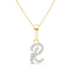 Cursive Diamond Initial Necklace - R Necklaces Estella Collection #product_description# 18557 14k Diamond Gemstone #tag4# #tag5# #tag6# #tag7# #tag8# #tag9# #tag10# 14k Yellow Gold