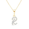 Cursive Diamond Initial Necklace - R Necklaces Estella Collection #product_description# 18557 14k Diamond Gemstone #tag4# #tag5# #tag6# #tag7# #tag8# #tag9# #tag10# 14k Yellow Gold