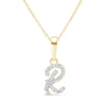 Cursive Diamond Initial Necklace - R Necklaces Estella Collection #product_description# 18557 14k Diamond Gemstone #tag4# #tag5# #tag6# #tag7# #tag8# #tag9# #tag10# 14k Yellow Gold