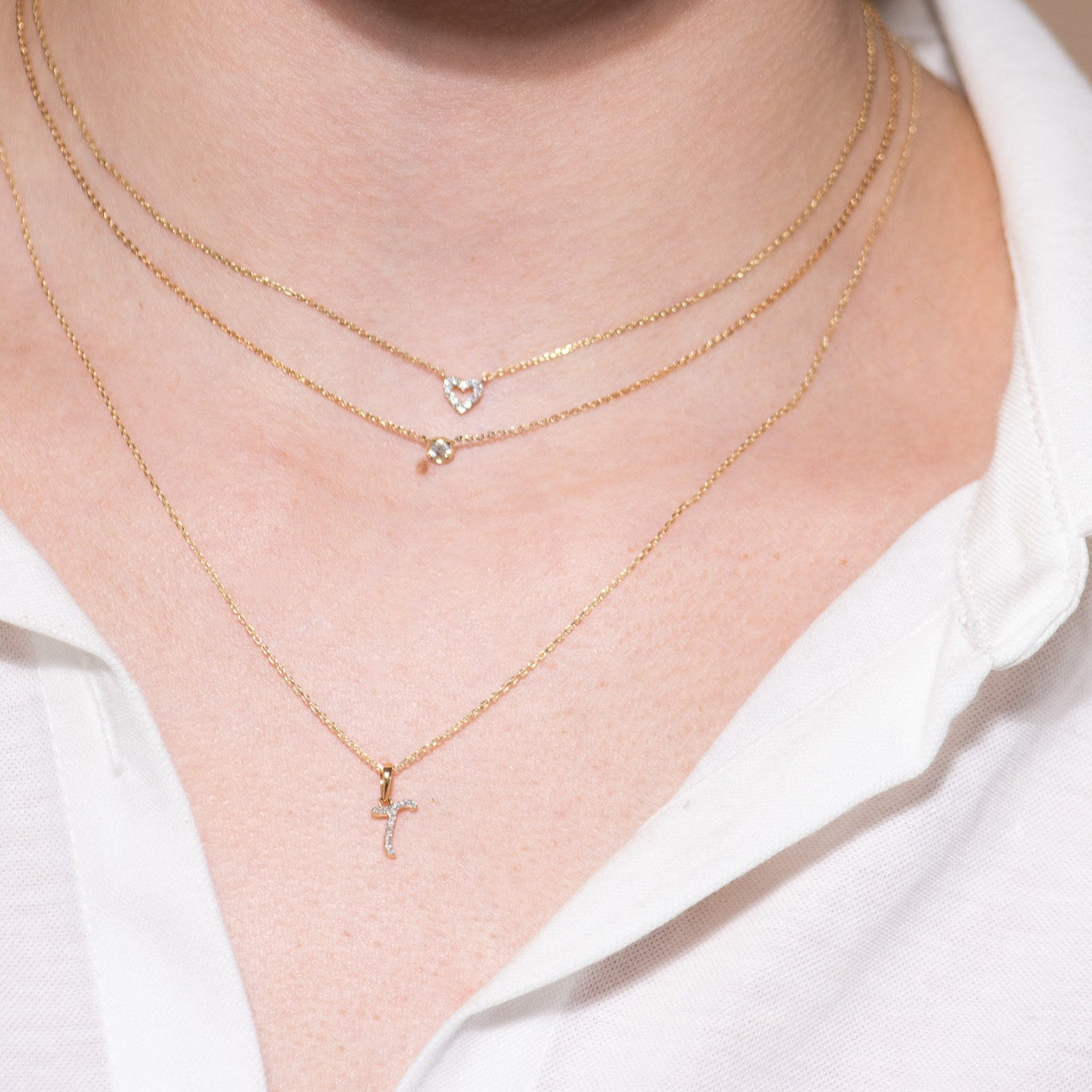Cursive Diamond Initial Necklace - T Necklaces Estella Collection #product_description# 18557 14k Diamond Gemstone #tag4# #tag5# #tag6# #tag7# #tag8# #tag9# #tag10# 14k Yellow Gold