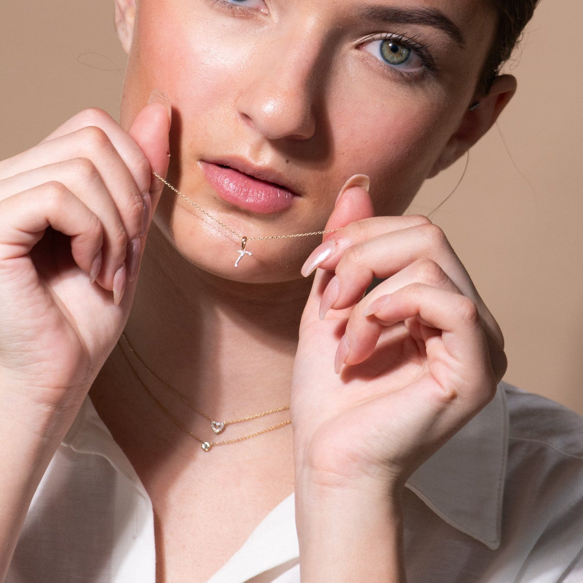 Cursive Diamond Initial Necklace - T Necklaces Estella Collection #product_description# 18557 14k Diamond Gemstone #tag4# #tag5# #tag6# #tag7# #tag8# #tag9# #tag10# 14k Yellow Gold