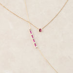 Pink Tourmaline Station Necklace Bezel Set in 14k Gold Necklaces Estella Collection #product_description# 18419 14k Birthstone Gemstone #tag4# #tag5# #tag6# #tag7# #tag8# #tag9# #tag10# 3MM