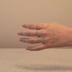 Diamond Distance Eternity Band in Solid 14k Rose Gold