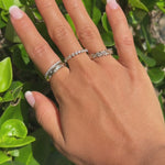 Diamond and Gold Vine Ring in Solid 10k Yellow Gold