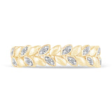 Diamond and Gold Vine Ring