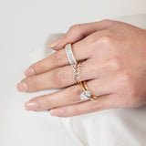 Diamond Love You Cursive Ring
