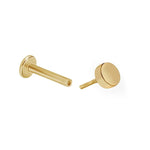 gold disc flat back stud unscrewed