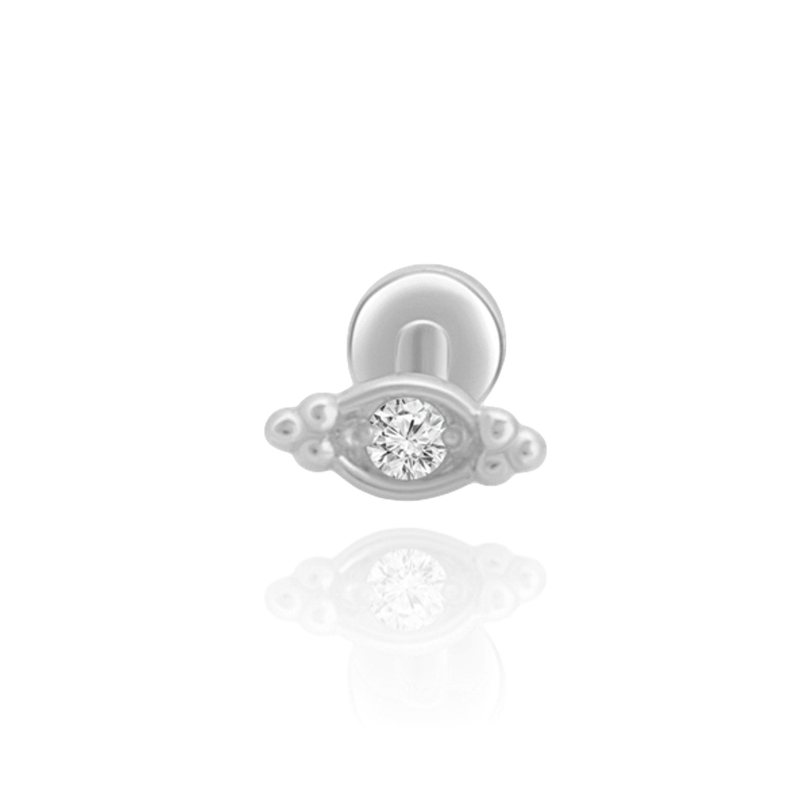 Beaded Marquise Diamond Evil Eye Flat Back Stud Estella Collection #product_description# 18475 14k Diamond Diamond Earrings #tag4# #tag5# #tag6# #tag7# #tag8# #tag9# #tag10# 5MM