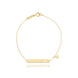 Bar with Engraved Heart Monogram Bracelet in 10k Solid Gold Bracelets Estella Collection #product_description# 17662 10k 14k Chain Bracelets #tag4# #tag5# #tag6# #tag7# #tag8# #tag9# #tag10#
