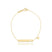 Bar with Engraved Heart Monogram Bracelet in 14k Solid Gold Bracelets Estella Collection #product_description# 17673 10k 14k Chain Bracelets #tag4# #tag5# #tag6# #tag7# #tag8# #tag9# #tag10#
