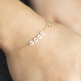 Love Disc Chain Bracelet in Solid Gold Bracelets Estella Collection #product_description# 17672 10k 14k Chain Bracelets #tag4# #tag5# #tag6# #tag7# #tag8# #tag9# #tag10#