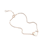 Mother of Pearl Heart Station Bracelet Bezel Bracelets Estella Collection #product_description# 14k Birthstone Chain Bracelets #tag4# #tag5# #tag6# #tag7# #tag8# #tag9# #tag10#