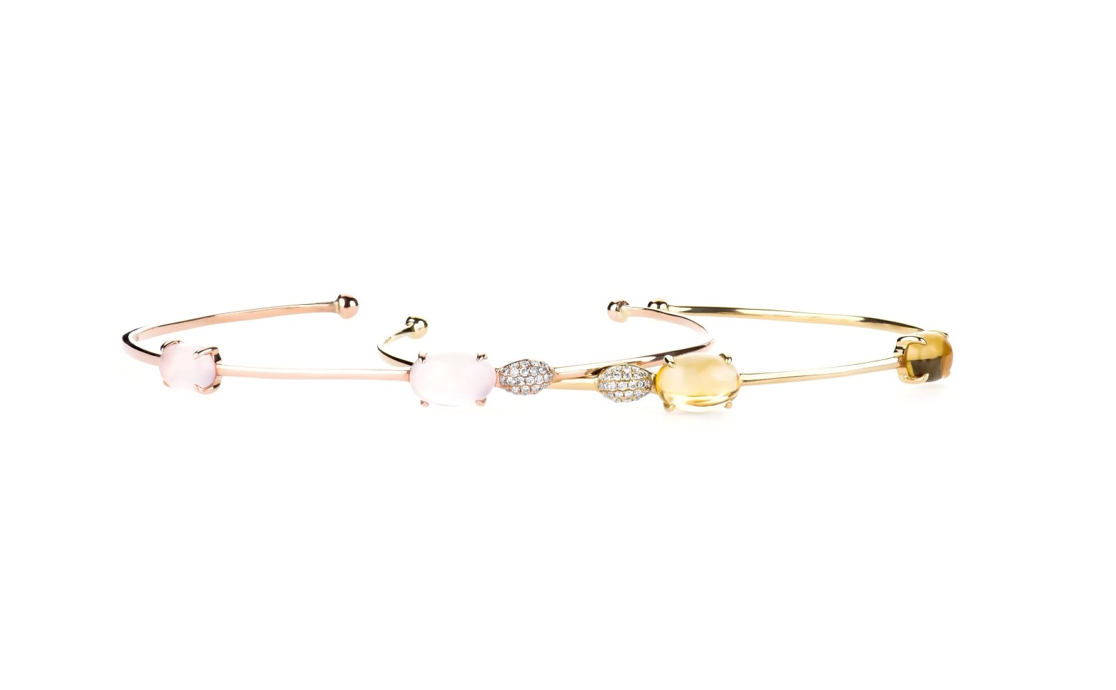 Rose Quartz and Diamond Cluster Heirloom Cuff Bangle Bracelets Estella Collection #product_description# 14k Bracelet Diamond #tag4# #tag5# #tag6# #tag7# #tag8# #tag9# #tag10#